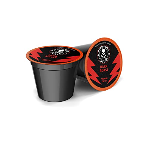  Single Serve Pods - Extra Kick Of Caffeine - Dark Roast Coffee Pods - Made With USDA Certified Organic, Fair Trade, Arabica And Robusta Beans (50 Count) - Packaging May Vary