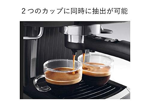 De'Longhi Espresso-cappuccino Maker Black ~ Silver EC152J