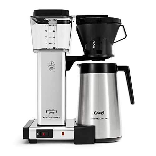  Technivorm Moccamaster 79112 KBT Coffee Brewer, 40 Oz, Polished Silver
