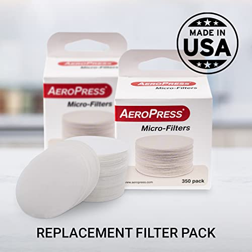  Press Replacement Filter Pack - Microfilters For AeroPress Coffee And Espresso Maker - 2 Pack (700 Count)