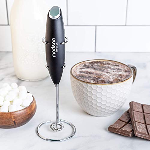  Handheld Milk Frother - Battery Mixer For Lattes, Coffee Milk Frother Electric For Coffee, Cappuccino, Hot Chocolate, Matcha Whisk - Coffee Frother, Milk Foamer Mini Whisk