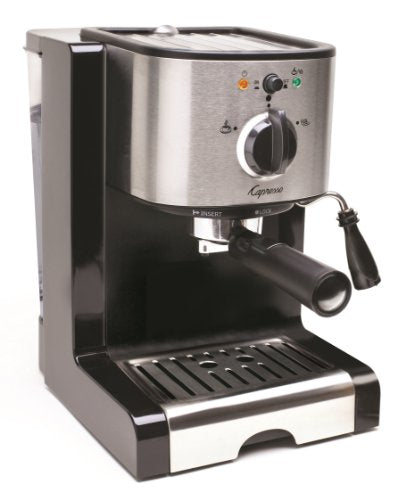  116.04 Pump Espresso And Cappuccino Machine EC100, Black And Stainless