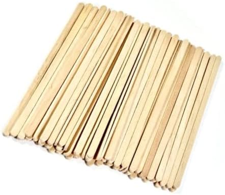  ICO 5.5-Inch Wooden Coffee Stirrers - [100 Count] Wood Coffee Stir Sticks