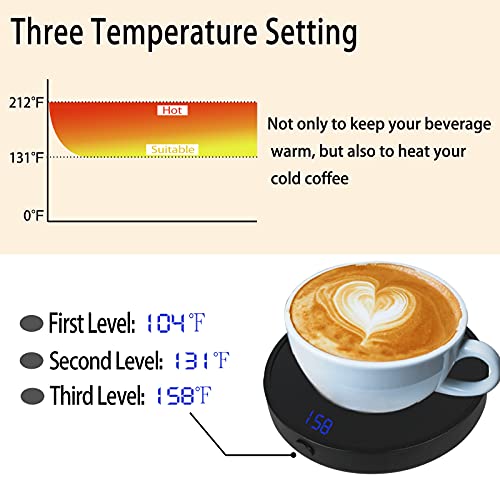  Coffee Cup Warmer, Coffee Warmer For Desk, Coffee Mug Warmer, Candle Warmer Plate With Auto Shut Off