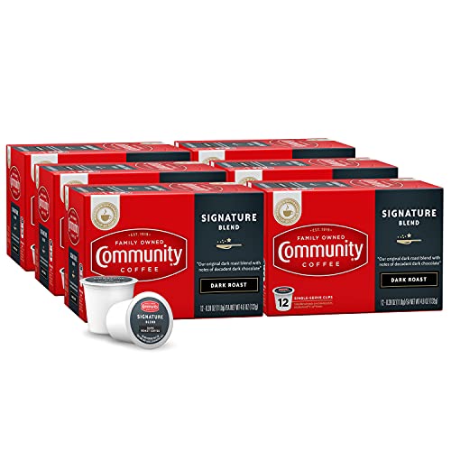  Signature Blend 72 Count Coffee Pods, Dark Roast, Compatible With Keurig 2.0 K-Cup Brewers, 12 Count (Pack Of 6)