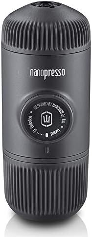 Wacaco Nanopresso Portable Espresso Maker, Upgrade Version Of Minipresso, 18 Bar Pressure, Small Travel Coffee Maker, Manually Operated. Perfect For Kitchen And Office