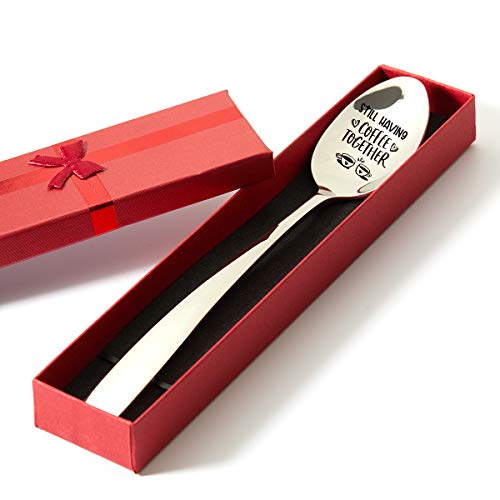  Coffee Spoon Gifts For Couples Wife Husband Friends, Funny Still Having Coffee Together Spoon Engraved Stainless Steel, Coffee Lovers Gifts, Best Birthday Valentine Anniversary Christmas Gift