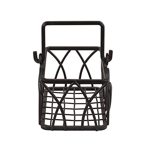  Twist Sugar & Sweetener Holder Sugar Packet Basket, Coffee Accessories For Restaurants & Homes, Tea Bag Holder & Coffee Station Organizer, Black