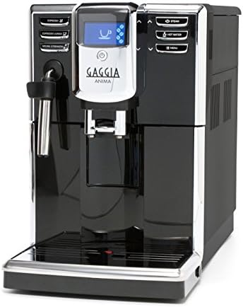  Gaggia Anima Coffee And Espresso Machine, Includes Steam Wand For Manual Frothing For Lattes And Cappuccinos With Programmable Options,Black