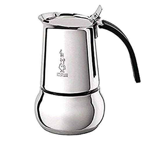 Bialetti Kitty – Italian Espresso Coffee Maker In Stainless Steel, 10 Tasses