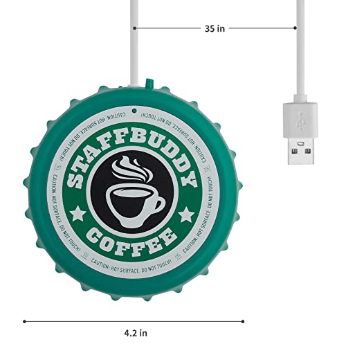  Coffee Mug Warmer,Electric Beverage Warmers For Heating Coffee, Beverage, Milk, Tea And Hot Chocolate(Green)