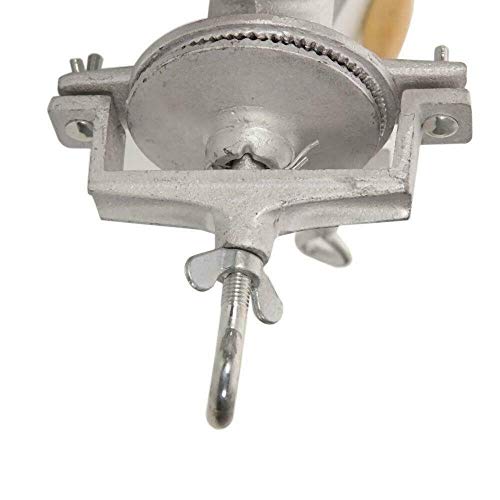  Manual Corn Grinder Flour Maker Wheat Grain Nut Mill Grinder Kitchen Tool, Silver, (17.12 X 5.31) In , HC219