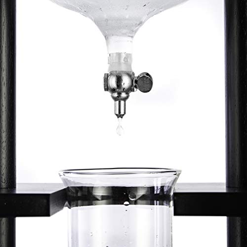  Cold Brew Maker I Ice Coffee Machine With Slow Drip Technology I Makes 6-8 Cups (32oz), Large Capacity Cold Brew Coffee Tower, Black