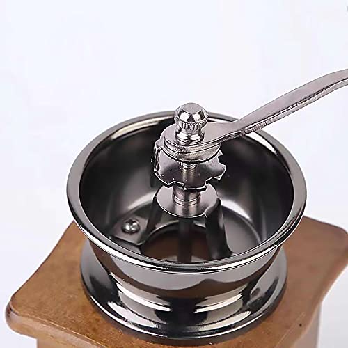  Ini Manual Coffee Grinder, Vintage Style Wooden Hand Grinder Hand Coffee Grinder Roller Classic Coffee Mill Hand Crank Coffee Grinders For Drip Coffee French Press