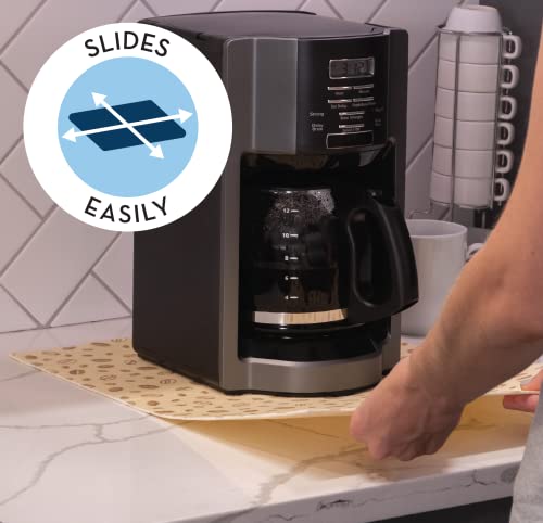 Offee Mat, Absorbent Coffee Bar Mat For Coffee Maker And Espresso Machine, Coffee Maker Mat For Countertops, Coffee Beans Print, 14 In. X 20 In, 1 Pack