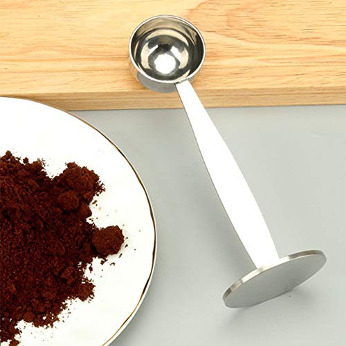  Hofumix Coffee Measure Spoons Tamper Spoons Espresso Spoons Coffee Scoop Kitchen Accessories For Coffee Beans, Flour, Milk Powder 2PCS