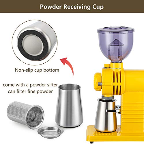 Electric Burr Coffee Grinder For Coarse Ground Coffee Ghost Teeth Burr Mill With 10 Coarse Grind Settings Coffee Bean Grinder For Drip Coffee And Percolator Coffee With Cleaning Brush 110V