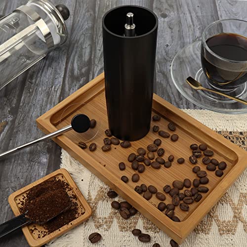 Nual Coffee Bean Grinder OMeJia Hand Handheld Coffee Grinder Manual Burr Crank Coffee Grinder Portable Camping Travel Coffee Grinder