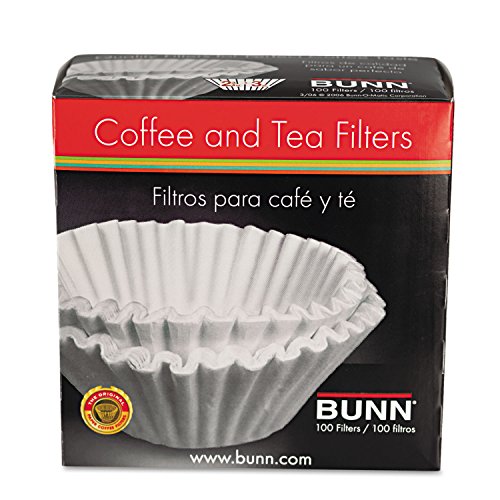 BUNN® Unn Bcf100b Coffee Filters, 8/10-Cup Size, 100/Pack
