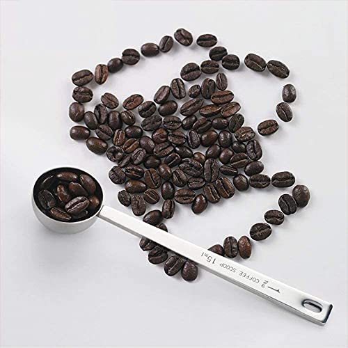  ZELOKAY 15ml Coffee Scoop, Stainless Steel 1 Table Spoon