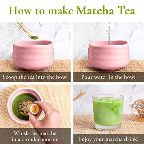  Ceramic Matcha Bowl - Large Ceremonial Japanese Green Tea Cup