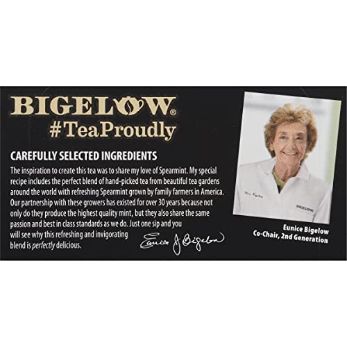  Perfectly Mint Black Tea, Caffeinated, 20 Total Tea Bags
