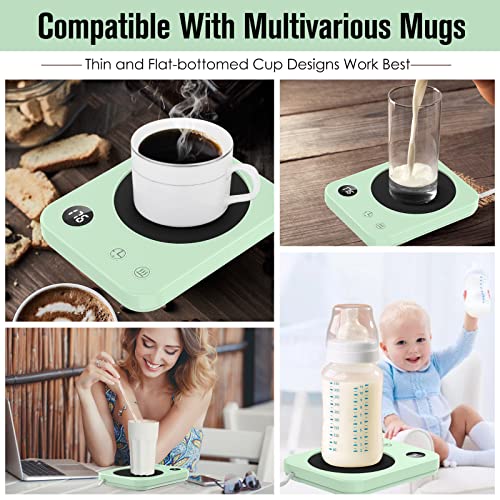  Offee Mug Warmer With Auto On/Off Timer, Mug Warmer For Desk With Auto ON/OFF, Coffee Warmer For Desk With 3-Temp Settings, Electric Coffee Cup Warmer With Led Digital Display,Warm Gift For Your Love