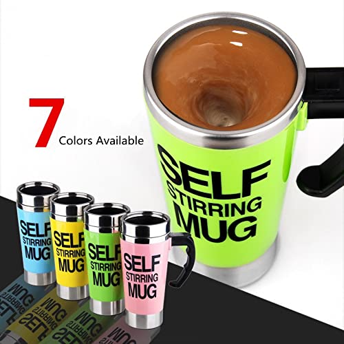  Self Stirring Mug Stainless Steel Automatic Mixing Cup Lazy Smart Mixer For Blender Cup For Coffee Milk Protein Powder Office