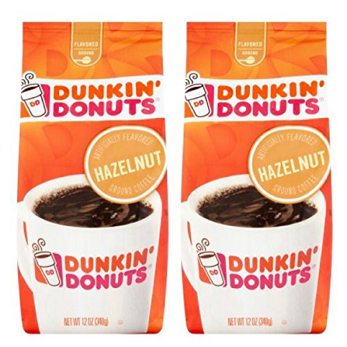  Ground Coffee 1 LB. Bag Multi Pack (Dunkin' Midnight Dark Roast, Three Pack)