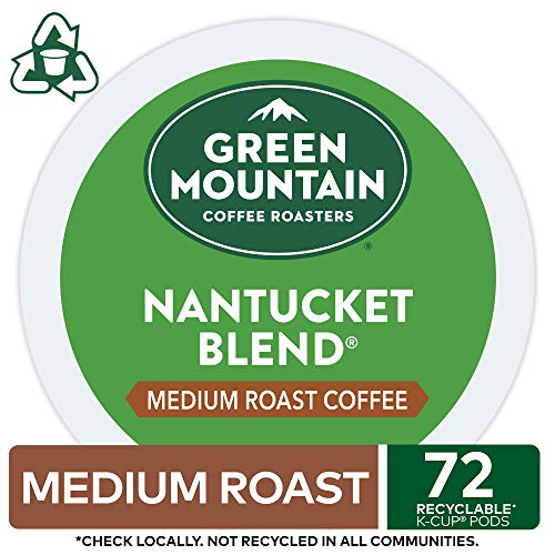  Nantucket Blend, Single-Serve Keurig K-Cup Pods, Medium Roast Coffee Pods, 72 Count