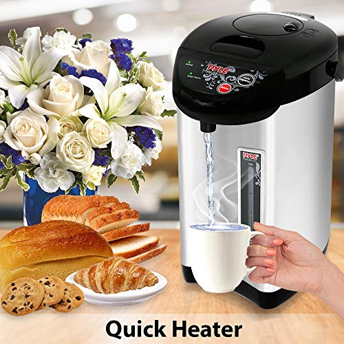  Hot Water Urn Pot Insulated Stainless Steel,Auto & Manual Dispense,Auto Boiler,Safety Lock Shutoff 3.38 QT /3.2L - Auto Boiler Shut Off - PKWK43