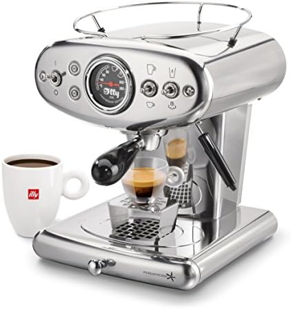 Illy X1 Espresso Machine, 13 X 9.8 X 10.60, Red