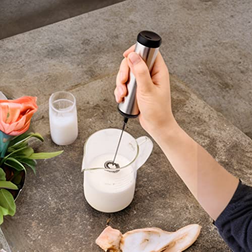 GENERIC WhiskAway Electric Milk Frother - Create Velvety Smooth Foam For Coffee, Lattes, And More, Effortlessly! Enjoy Barista-Quality Frothed Milk At Home! USB-C Cable + 500MAH Battery Capacity!