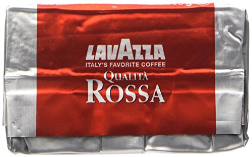 LAVAZZA Italian "Qualita Rossa" Ground Espresso (1 Case = 20 X 8.8 Oz Bricks)