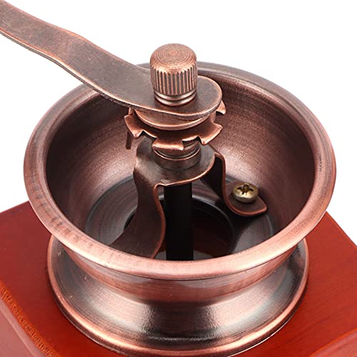  Mini Vintage Hand-Cranked Manual Coffee Grinder Washable Mini Hand Crank Coffee Bean Grinding Machine Kitchen Supply Home Supplies For Home Office Coffee Espresso