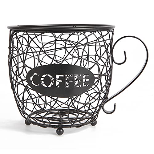  Coffee Pod Holder, Large Capacity Coffee Pod Bin Organizer, K Cup Storage Basket
