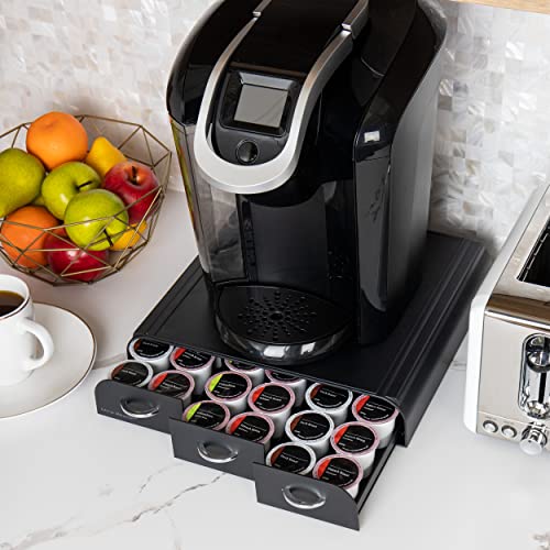  Anchor Collection Coffee Pod Holder, 36 Capacity, Black