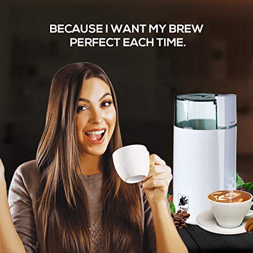  Ati Electric Coffee Grinder Mill With Large Grinding Capacity And HD Motor/Spices, Herbs, Nuts, Grains And More And More (Coffee Grinder)