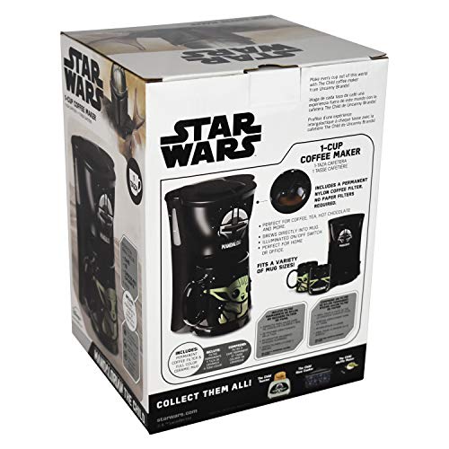  Mandalorian Single Cup Coffee Maker With Mug- Cup Of Baby Yoda Joe