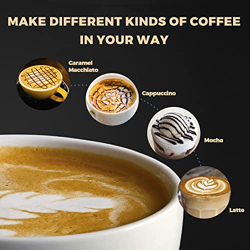  Espresso Coffee Machine 20 Bar Cappuccino Machines With Temperature Dial For Barista Brewing,Adjustable Milk Frothing For Cappuccino,1350W