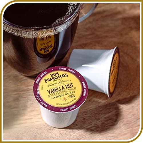  Vanilla Nut Flavored Medium Roast Coffee Pods - 100 Count - Recyclable Single-Serve Coffee Pods, Compatible With Your K-Cup Keurig Coffee Maker (Including 2.0)