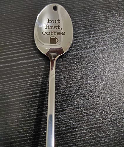  Coffee Spoon Gifts For Women Men But First Coffee Spoons For Wife Dad Coffee Lover Gift For Her Him Christmas Birthday Gifts For Coffee Lovers Daughter BF Coffee Tea Spoons