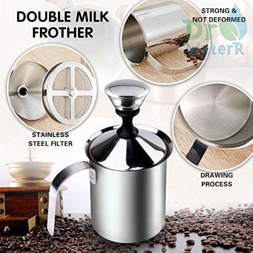  Steel Milk Frother 400ml, Pack Of 1