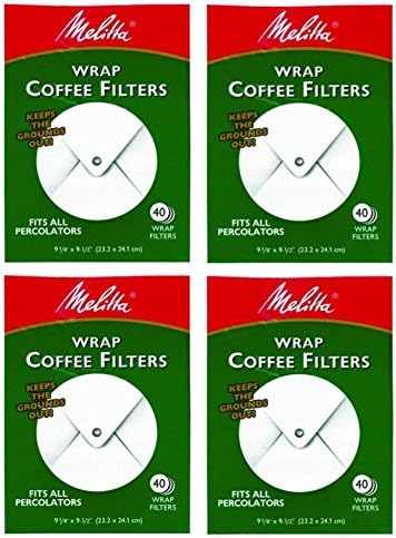 Melitta White Wrap Around Coffee Filter For Percolator (Pack Of 2)
