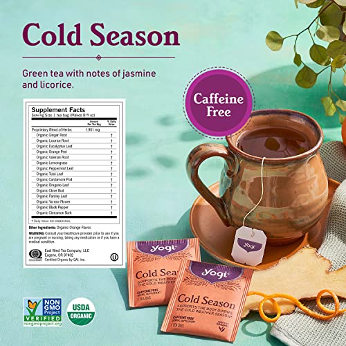  Tea - Get Well Variety Pack Sampler (6 Pack) - Herbal Teas For Cold And Flu Symptom Support - Caffeine Free - 96 Organic Herbal Tea Bags