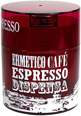  The Ultimate Vacuum Sealed Coffee Airtight Container, 1/2-Pound, Black
