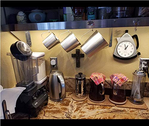  Measuring Cup, Stainless Steel Measuring Cup (48 Ounce, 1.5 Liter-6 Cup), Heavy- Duty Frothing Pitcher, Milk Frothing Pitcher Milk Frother Cup With Marking With Handle For Espresso Machines, Latte Art