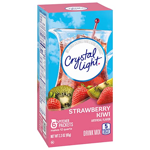  Sugar-Free Strawberry Kiwi Low Calories Powdered Drink Mix 72 Count Pitcher Packets