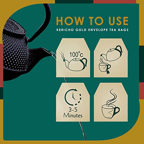  Black Tea - Rich In Antioxidants - Orange Pekoe Tea - Kenya Origin - Unique Flavor - 100 Envelopes Tea Bags (Pack Of 2)