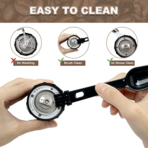  Nual Coffee Bean Grinder OMeJia Hand Handheld Coffee Grinder Manual Burr Crank Coffee Grinder Portable Camping Travel Coffee Grinder